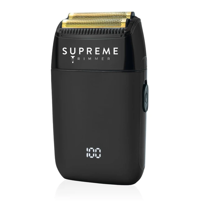Alt view image 8 of 14 - Crunch Lite Professional Double Foil Shaver STF600 Men | Corded & Cordless Foil Razor, 60-Min Runtime, Hidden LED Display Face & Head Finishing