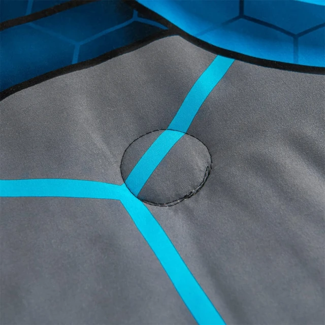 Alt view image 11 of 12 - Game Console Comforter Set for Boys Girls Kids 3D Gaming Geometric Lightweight Microfiber Bedding Sets (Blue, Twin)