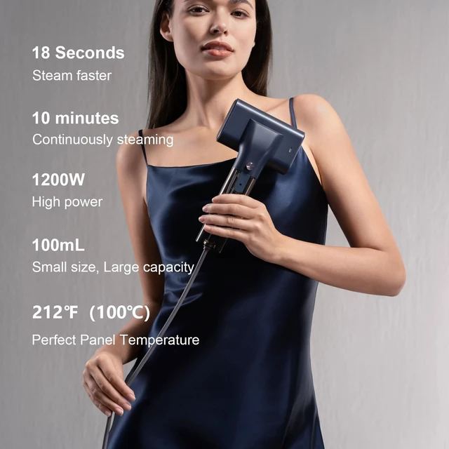 Alt view image 10 of 14 - G10 Steamer for Clothes, Portable Travel Irons,Handheld Garment Steamer | 15S Fast Heat Up,Big Iron Panel steam iron 2-in-1 Travel Size 0.9 lbs, 100ml Tank for Travel & Home (Only for 120V)