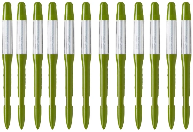 Alt view image 8 of 14 - Sustee Aquameter, Bundle of 12, House Plant Soil Moisture Meter, Best for Indoor Potted Plants - Small Green Refillable