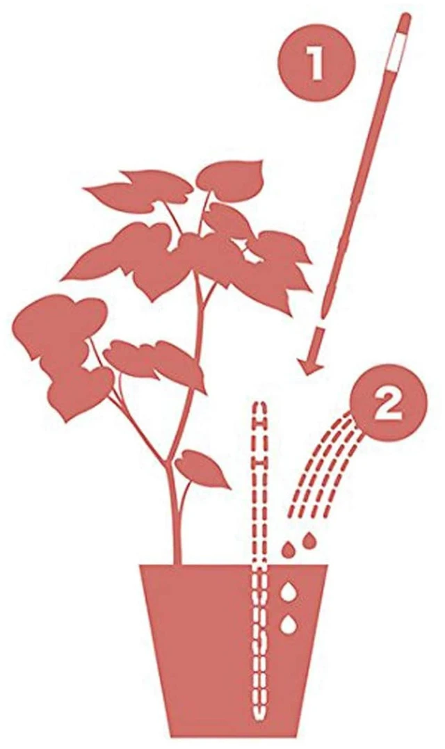 Alt view image 10 of 14 - Sustee Aquameter, Bundle of 12, House Plant Soil Moisture Meter, Best for Indoor Potted Plants - Small Green Refillable