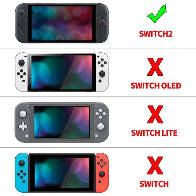 Alt view image 9 of 14 - for Switch 2 Beyond-Grip Dockable Case, Interchangeable FPS/Omni Ergonomic Grips + Military-Grade Drop Protective Cover + 2 Joystick Caps for Nintendo Switch 2 (Blue & Orange)