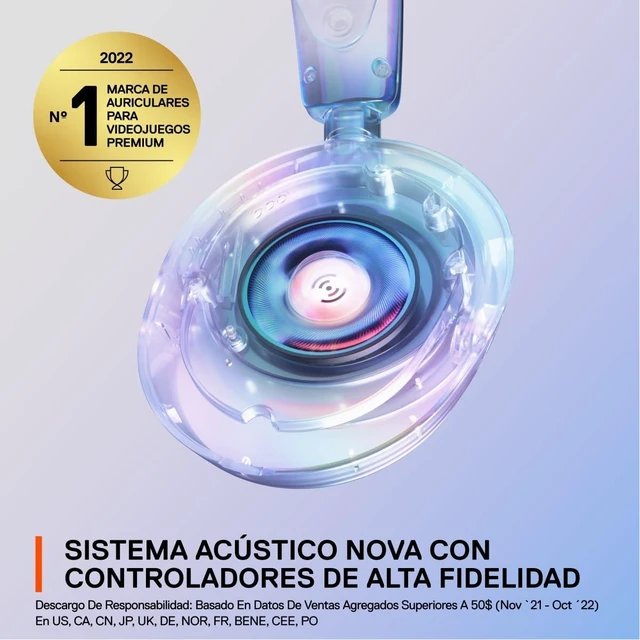 Alt view image 12 of 14 - Arctis Nova 1P Multi-System Gaming Headset Hi-Fi Drivers 360° Spatial Audio Comfort Design Durable Lightweight Noise-Cancelling Mic PS5/PS4, PC, Xbox, Switch - White