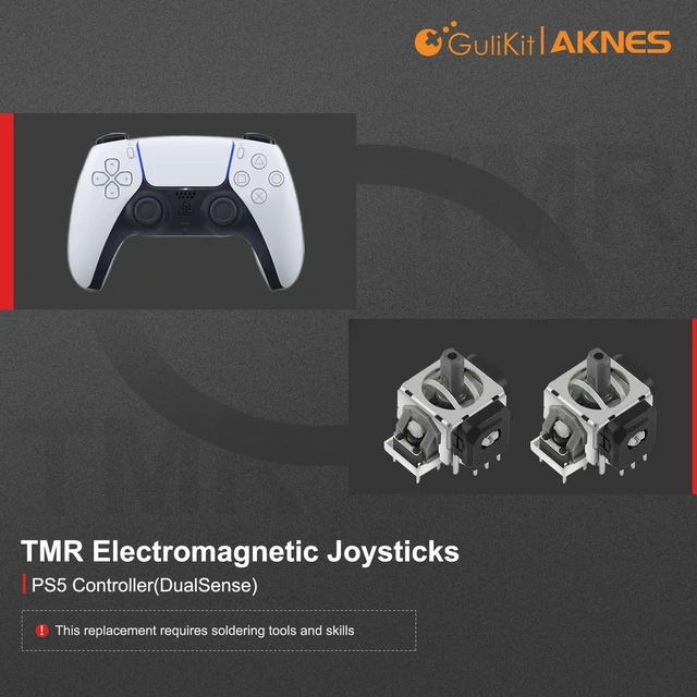 Alt view image 9 of 14 - GuliKit TMR Joysticks Replacement for DualSense PS5 / PS5 Edge Controller