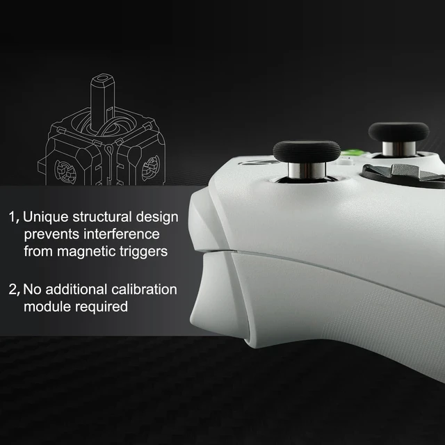 Alt view image 11 of 14 - GuliKit TMR Joysticks Replacement for DualSense PS5 / PS5 Edge Controller