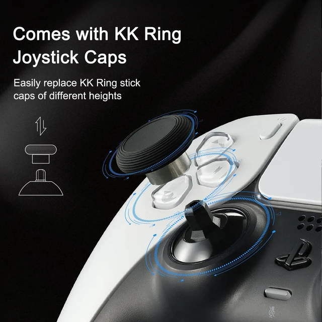 Alt view image 13 of 14 - GuliKit TMR Joysticks Replacement for DualSense PS5 / PS5 Edge Controller