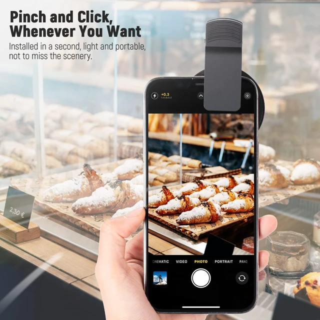 Alt view image 12 of 14 - 52mm CPL Filter for Phone, Clip On Circular Polarizing Lens Filter with Phone Clip, Case & Cleaning Cloth Compatible with iPhone 17 16 Android Samsung Galaxy S25 Ultra Camera, FL-26