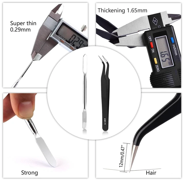 Alt view image 12 of 14 - 21pcs Precision Screwdriver Set Magnetic, Repair Tools Kit for Fix Phone/iphone,Computer/PC,Tablet/Pad,Watch,PS4 - Replace Screen Battery Camera Small Electronics Open Pry Tool Kits Sets DIY
