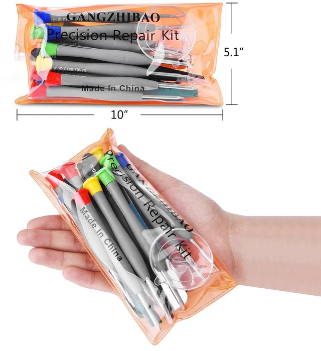 Alt view image 14 of 14 - 21pcs Precision Screwdriver Set Magnetic, Repair Tools Kit for Fix Phone/iphone,Computer/PC,Tablet/Pad,Watch,PS4 - Replace Screen Battery Camera Small Electronics Open Pry Tool Kits Sets DIY