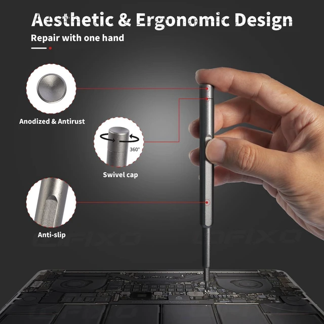 Alt view image 8 of 12 - Screwdriver Set Star Pentalobe P5/P2 Triangle Triwing Y000 Y00 for Iphone/macbook/xbox/Switch Controller laptop PC Screwdriver Phillips,FlatHead Glasses Repair Kit Compatible with torx T8/T6/T5/T9/T10