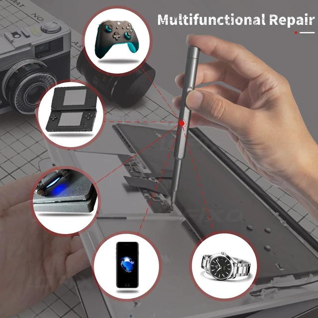 Alt view image 12 of 12 - Screwdriver Set Star Pentalobe P5/P2 Triangle Triwing Y000 Y00 for Iphone/macbook/xbox/Switch Controller laptop PC Screwdriver Phillips,FlatHead Glasses Repair Kit Compatible with torx T8/T6/T5/T9/T10