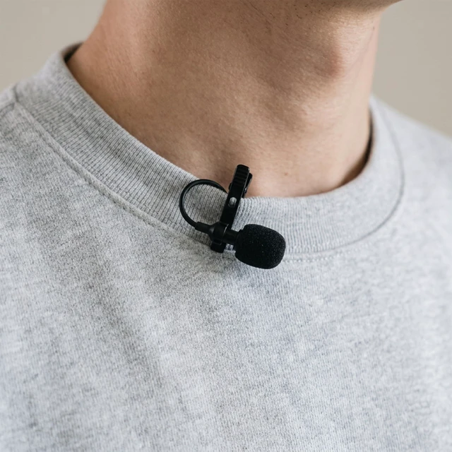 Alt view image 14 of 14 - Lavalier Microphone for GoPro, DJI, Insta360 Mic Adapters