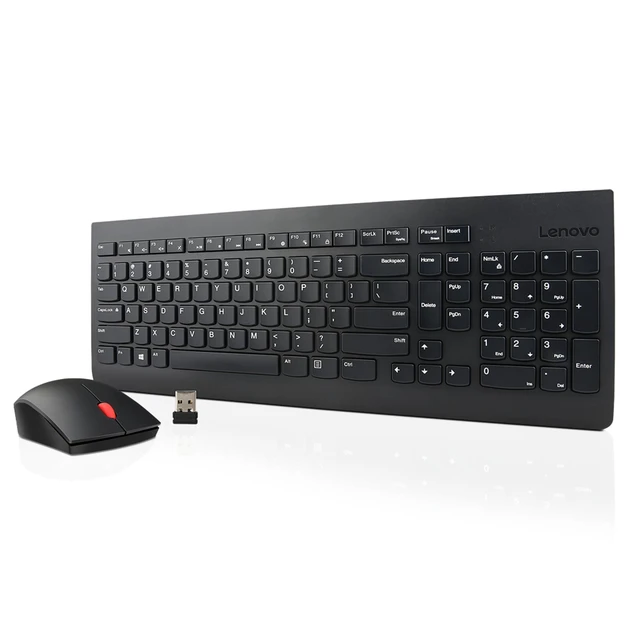 Alt view image 7 of 12 - 510 Wireless Keyboard & Mouse Combo, 2.4 GHz Nano USB Receiver, Full Size, Island Key Design, Left or Right Hand, 1200 DPI Optical Mouse, GX30N81775, Black