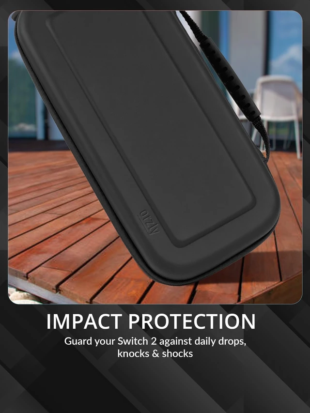 Alt view image 13 of 14 - Carrying Case for Nintendo Switch 2 2025 Console with Screen Padding | Switch 2 Latest 2025/2026 Case Soft Microfiber interior game card microSD storage JoyCon and accessory pockets GIFT BOXED