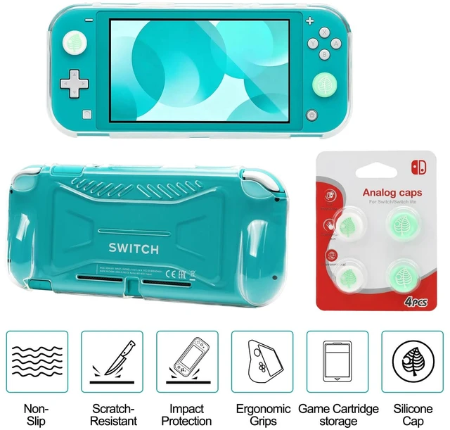 Alt view image 12 of 14 - Switch Lite Case 16-in-1 Accessories Bundle for Nintendo Switch Lite (2019) | Carrying Case,TPU Case Cover with Screen Protector,Charging Dock,Playstand,Game Card Case,USB Cable,Stylus,Thumb Grip Caps
