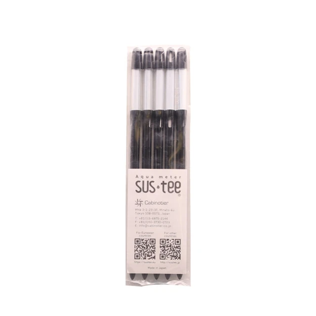 Alt view image 9 of 14 - Aquameter - Medium - Black - Bundle of 5 - Leave-in Soil Moisture Meter for Potted Plants - Plant Water Sensor - Refillable