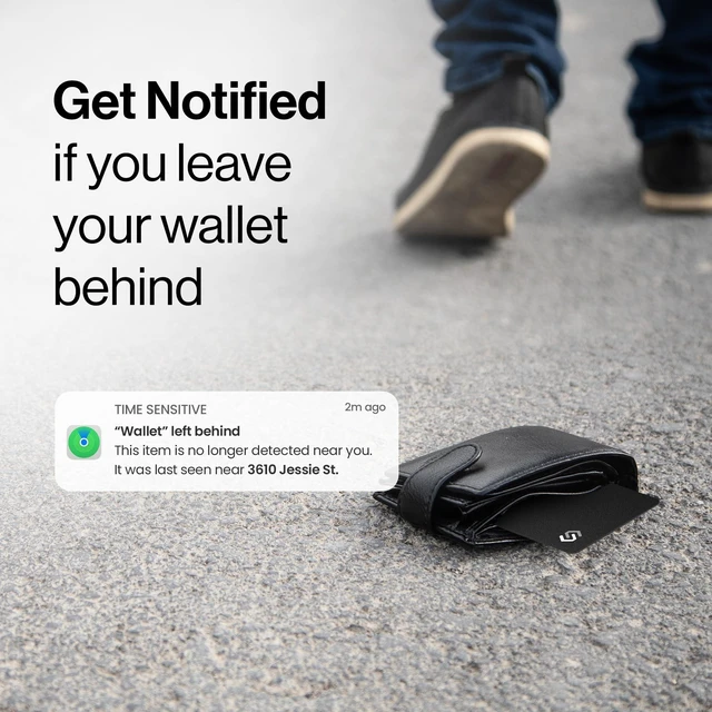 Alt view image 12 of 14 - Apple MFi Certified Wallet Tracker PRO Works with Apple Find My IP68 Rechargeable Tracking Card for Wallet Luggage Passport 0.07in Slim Credit Card Design Item Finder