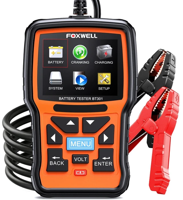 Alt view image 8 of 14 - BT301 12V Car Battery Tester, Battery Load Tester 100-2000CCA Automotive Battery Tester Digital Alternator Starter Tester Cranking Charging Tester for Car Marine Truck SUV ATV (Upgraded BT100)