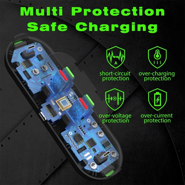 Alt view image 10 of 14 - Switch Controller Charger for Nintendo Switch, Charging Dock with JoyCon/Pro / PS5 Controller, Charger Station with LED Indicator and Charger Cable for JoyCons, 6 in 1 Nintendo Charging Dock