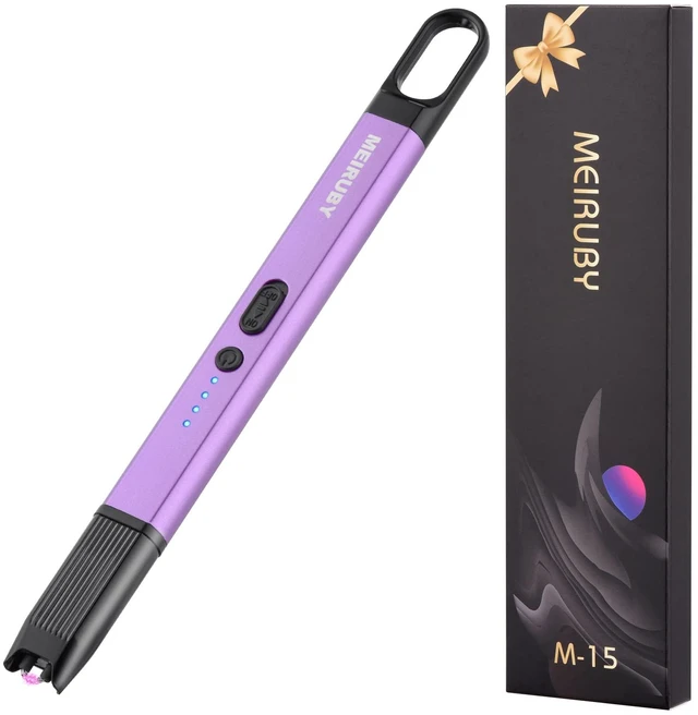 Alt view image 8 of 14 - Lighter Stocking Stuffers for Adults Wife Mom, Electric Candle Lighter for Women Mom Candle Lover Christmas Birthday Present Ideas Gifts, Cool Gadgets for Women Men 2025