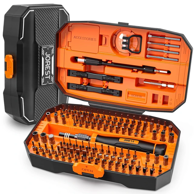Alt view image 8 of 14 - 152 in 1 Precision Screwdriver Set, Father Day Gifts for Husband Dad, Magnetic Repair Tool Kit for Electronics, Macbook, Laptop, PC, RC, PS5, iphone,Jewelers, XBOX, Glasses
