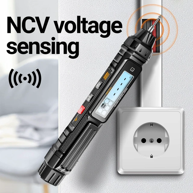 Alt view image 11 of 14 - Pen Type Digital Multimeter 4000Count AC/DC Voltage Tester, Professional Current Meter, Non-Contact Voltmeter Sensor,Live Wire Detection,Resistance, Continuity, Capacitance, and Diode Testing