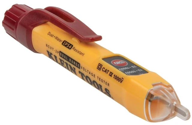 Alt view image 8 of 14 - NCVT2P Dual Range, Non-Contact Voltage Tester, 12-1000V AC, Visual and Audible Indicators, Auto Power Off