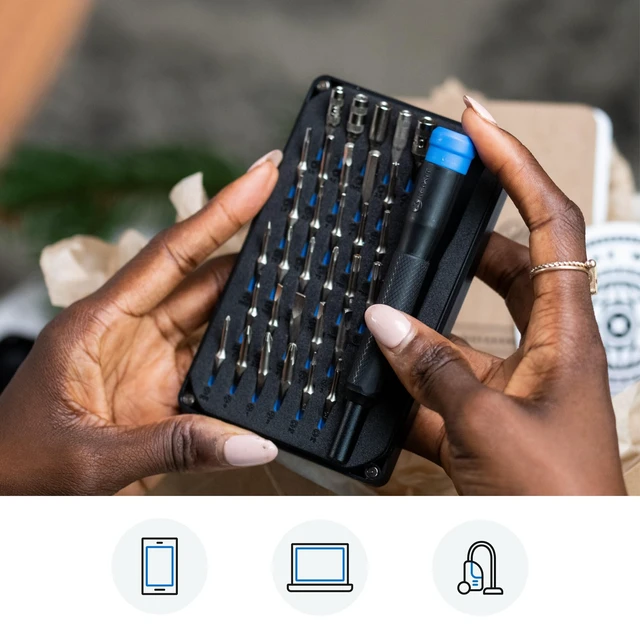 Alt view image 10 of 12 - Moray Driver Kit - 32 Precision Bits for Smartphones, Game Consoles & Small Electronics Repair