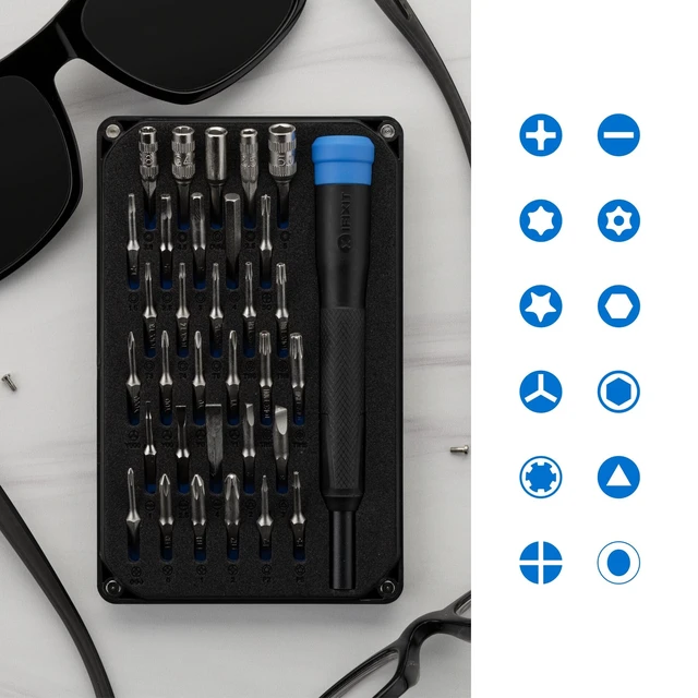Alt view image 9 of 12 - Moray Driver Kit - 32 Precision Bits for Smartphones, Game Consoles & Small Electronics Repair