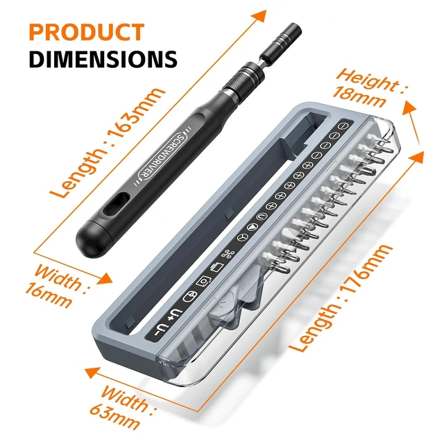 Alt view image 11 of 12 - Electronics Precision Screwdriver Sets 32-Piece Magnetic Repair Tool Kit for iPhone, MacBook, Computer, Laptop, PC, Tablet, PS4, Xbox, Nintendo, Game Console