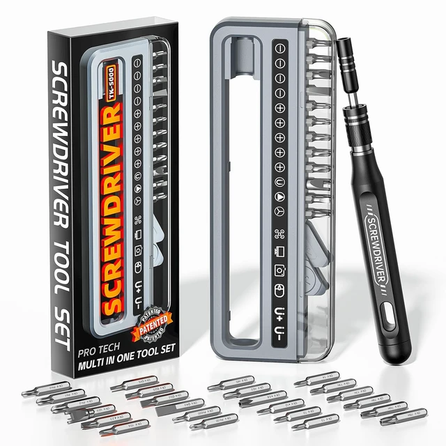 Alt view image 7 of 12 - Electronics Precision Screwdriver Sets 32-Piece Magnetic Repair Tool Kit for iPhone, MacBook, Computer, Laptop, PC, Tablet, PS4, Xbox, Nintendo, Game Console