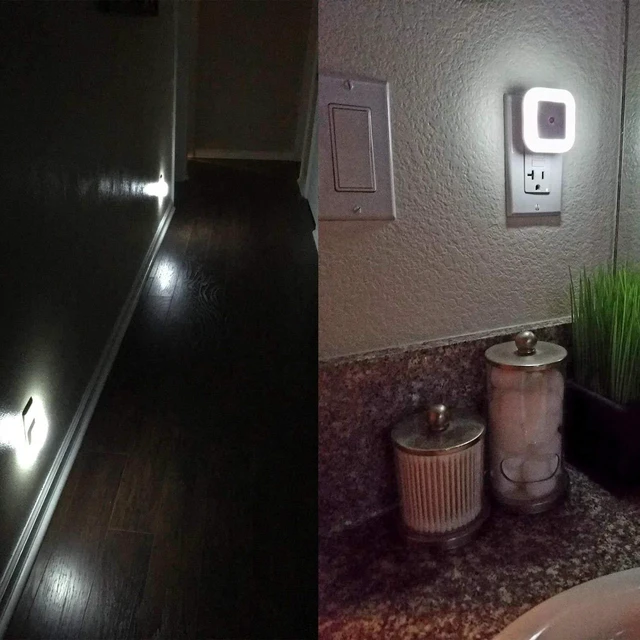 Alt view image 13 of 14 - LED Night Light Lamp with Smart Sensor Dusk to Dawn Sensor, Daylight White, 0.5W Plug-in, 6-Pack