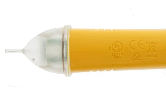 Alt view image 11 of 12 - Single Range 50-600V Non-Contact Voltage Tester CAT IV 600V AC NCVT with LED Voltage Indicator, Audible & Visual Alerts, Auto Power-Off, Low Battery Alert Professional Electrician & DIY Tool