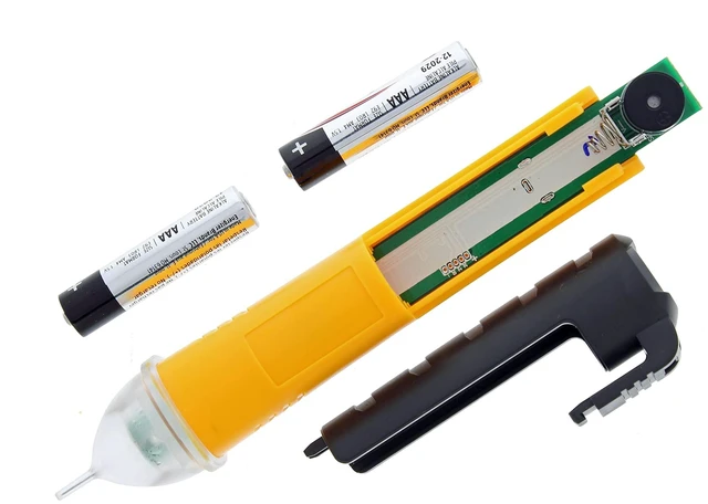 Alt view image 9 of 12 - Single Range 50-600V Non-Contact Voltage Tester CAT IV 600V AC NCVT with LED Voltage Indicator, Audible & Visual Alerts, Auto Power-Off, Low Battery Alert Professional Electrician & DIY Tool