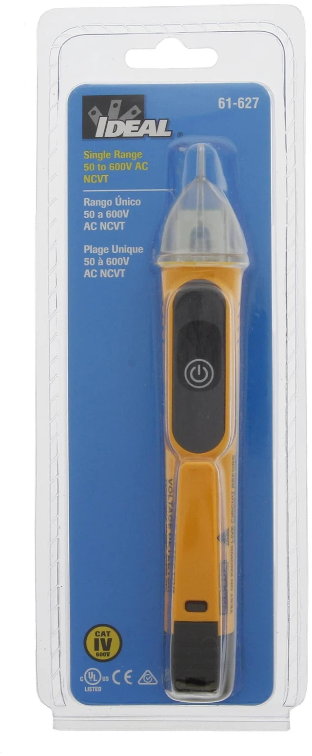 Alt view image 12 of 12 - Single Range 50-600V Non-Contact Voltage Tester CAT IV 600V AC NCVT with LED Voltage Indicator, Audible & Visual Alerts, Auto Power-Off, Low Battery Alert Professional Electrician & DIY Tool