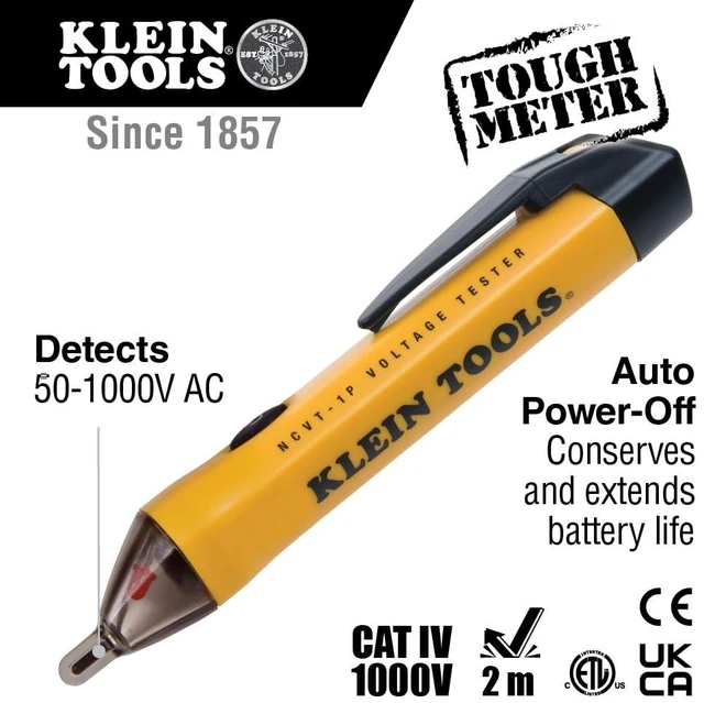 Alt view image 9 of 14 - 80025 Outlet Tester Kit with GFCI Tester and Non-Contact Voltage Test Pen, 2-Piece