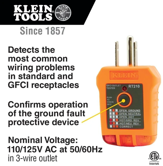 Alt view image 10 of 14 - 80025 Outlet Tester Kit with GFCI Tester and Non-Contact Voltage Test Pen, 2-Piece