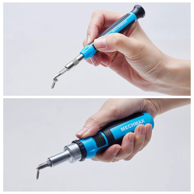 Alt view image 10 of 14 - 68PC Ratcheting Screwdriver Set - Multi-Bit Magnetic Screwdriver & Precision Tool Kit with Sockets, Compact Impact Storage Case for Household DIY, Furniture Assembly, Laptop Repair & Gift