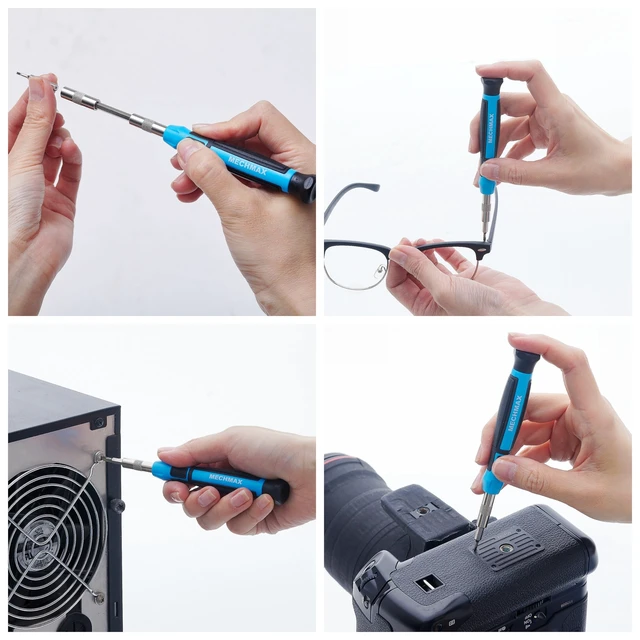 Alt view image 13 of 14 - 68PC Ratcheting Screwdriver Set - Multi-Bit Magnetic Screwdriver & Precision Tool Kit with Sockets, Compact Impact Storage Case for Household DIY, Furniture Assembly, Laptop Repair & Gift