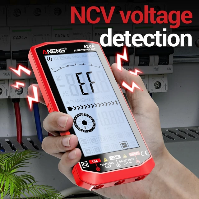 Alt view image 13 of 14 - Multimeter,Digital Voltmeter Tester,TRMS 6000 Counts Rechargeable Meter Measures AC/DC Voltage,Current,Resistance,Capacitance,Temperature,Hz,NCV,Diode,Continuity Auto Ranging Electircal Tools