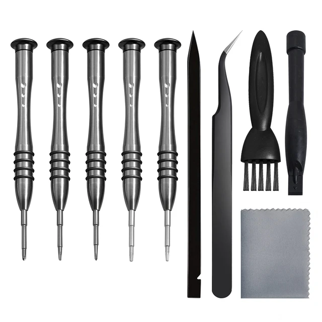 Alt view image 8 of 14 - Screwdriver Set for MacBook, Tri-Wing Phillips Pentalobe Screwdrivers Repair Tool Kit for Apple MacBook Mac Retina Pro Air - 5 T5 T6