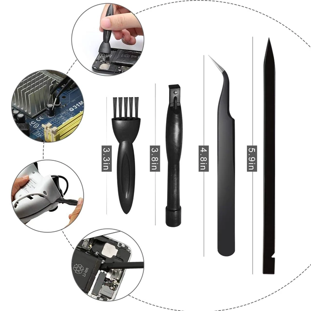 Alt view image 11 of 14 - Screwdriver Set for MacBook, Tri-Wing Phillips Pentalobe Screwdrivers Repair Tool Kit for Apple MacBook Mac Retina Pro Air - 5 T5 T6