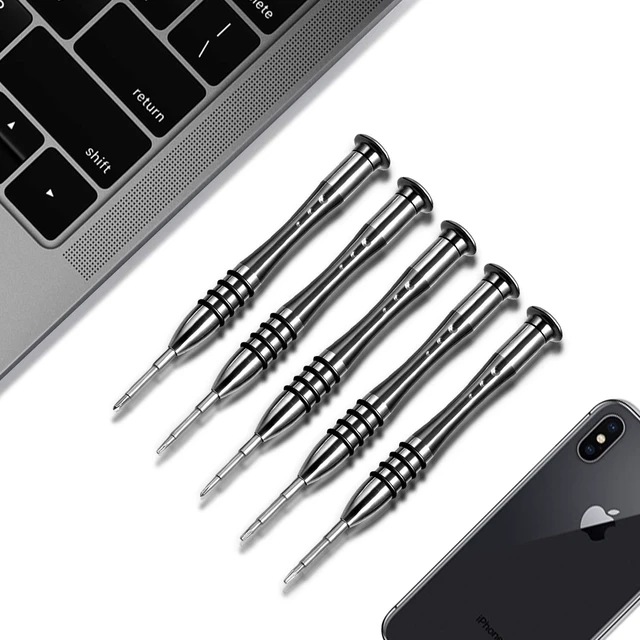 Alt view image 12 of 14 - Screwdriver Set for MacBook, Tri-Wing Phillips Pentalobe Screwdrivers Repair Tool Kit for Apple MacBook Mac Retina Pro Air - 5 T5 T6
