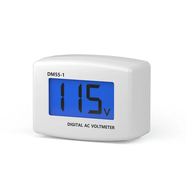Alt view image 8 of 14 - Electric Voltage Tester AC 80-300V, LCD Display Flat Plug Voltmeter Electrical Outlet Tester Plug in Digital Voltage Meter