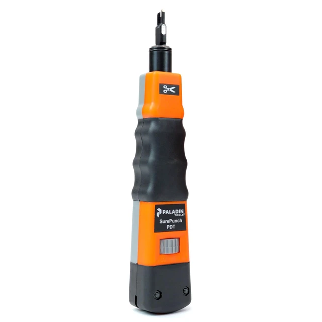 Alt view image 8 of 14 - PDT PA3571 Impact Punch Down Tool Cat6 with 66/110 Blade - 66 110 Punchdown Tool - Professional Grade, USA QC