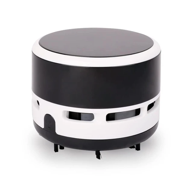 Alt view image 8 of 14 - Desk Vacuum Cleaner Mini, Portable Desktop Vacuum, Mini Crumb Dust Desk Vacuum Cordless Sweeper for Home, Office,Cars,Pet Hairs,No Battery Included