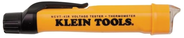 Alt view image 13 of 14 - NCVT-4IR Non-Contact Voltage Tester, 12-1000V AC Pen with IR Thermometer -22 to 482-Degree Fahrenheit, LED and Audible Alarms, Pocket Clip