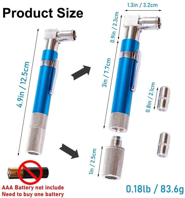 Alt view image 9 of 14 - Coaxial Pocket Toner Pocket Continuity Tester,with Coaxial Cable Crimper Kit,and Toner with Light&Buzzer Voltage Toner and Barrel Connector Bundle for Testing Coax Cable, RG6, RG59, CATV Wire Tracer