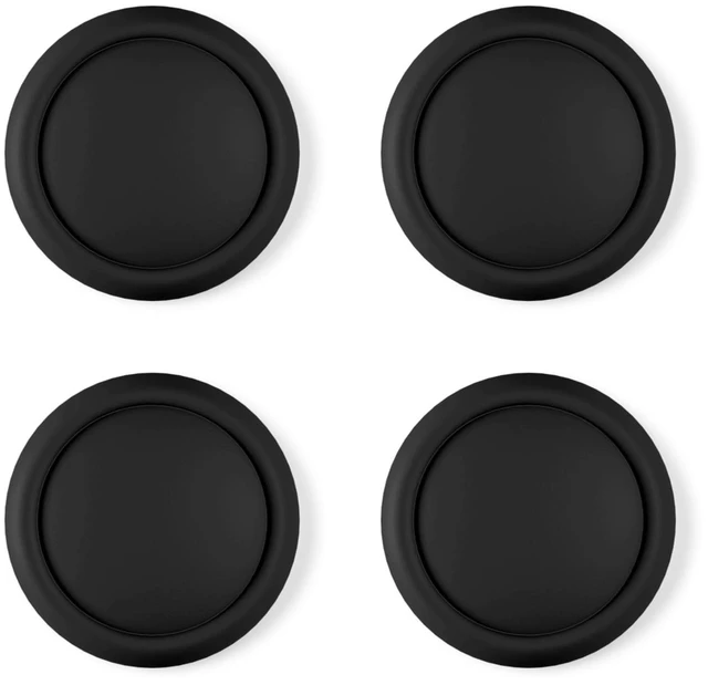 Alt view image 8 of 14 - Thumb Grips for Nintendo Switch 2, 4-Pack Silicone Joystick Caps for Joycon 2 Accessories, Comfort Thumbstick Grip Covers - Black