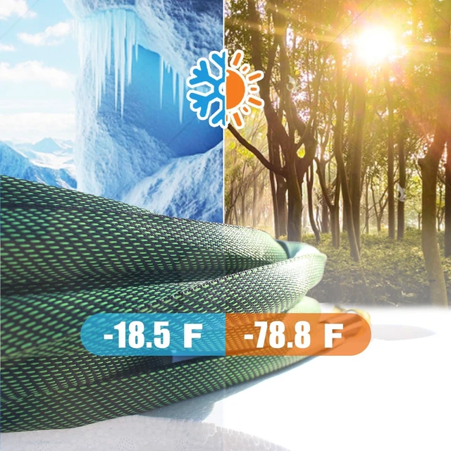 Alt view image 13 of 14 - Garden Hose 100 FT, Heavy Duty Water Hose with Aluminum Fittings, Puncture Proof All-weather, Ultra-Lightweight and Flexible, Watering and Cleaning for Outdoor, Lawn